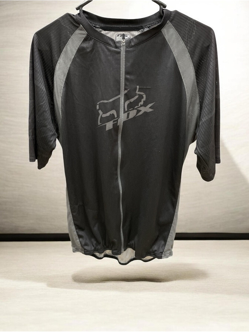 Fox Black and Gray Short Sleeve Cycling Jersey